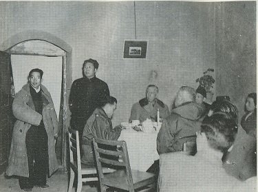 Mao Zedong and U.S. General George Marshall in China, 1946