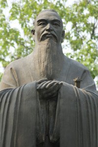 shutterstock_13800310 Shandong, An ancient statue of Confucius