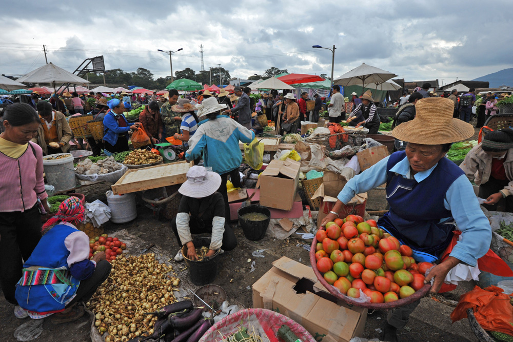 Farmers market, Dali Yunnan