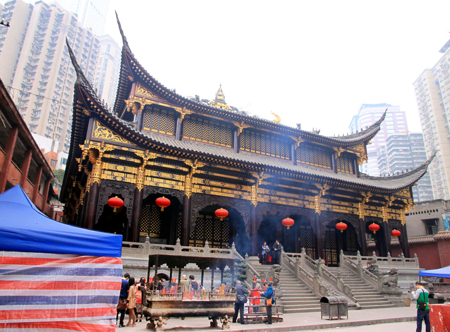 shutterstock_103967345 1850 Prints, The Arhat Buddhist Temple on March 18, 2012 in Chongqing