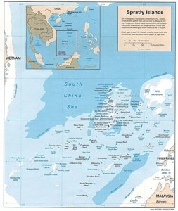 Map of Spratly Island