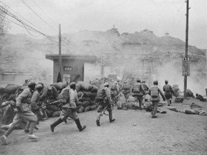 PLA fighting the Nationalists during the Chinese Civil War