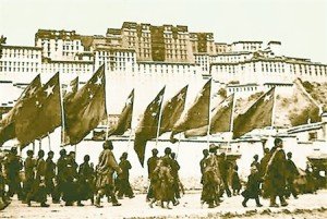 PLA Marching into Lhasa 1950