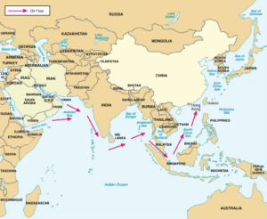 China's strategic sea lanes 